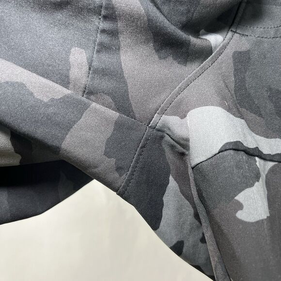 Under Armour Elite Cargo Shorts Mens Small Black Gray Camo Fitted Athletic - Picture 7 of 12